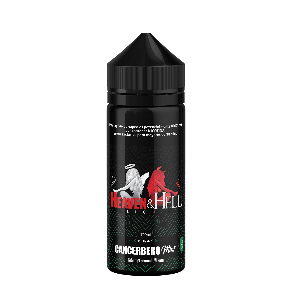 Cancerbero Mint – Latakia, Vainilla, Caramelo y Menta (70VG/30PG)